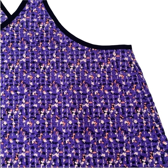 I Love H81 Purple Splatter Print Cami Tank Sz Small - Picture 5 of 6